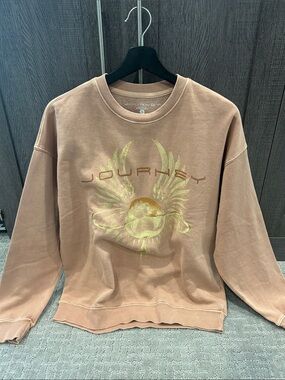 Journey Women's Crewneck Sweatshirt in Faded Brown